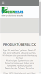 Mobile Screenshot of greenware-id.de